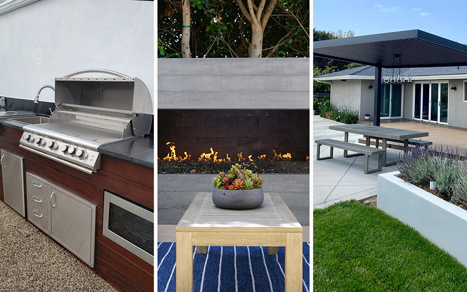 Outdoor Kitchens, Patio Covers & Fireplaces