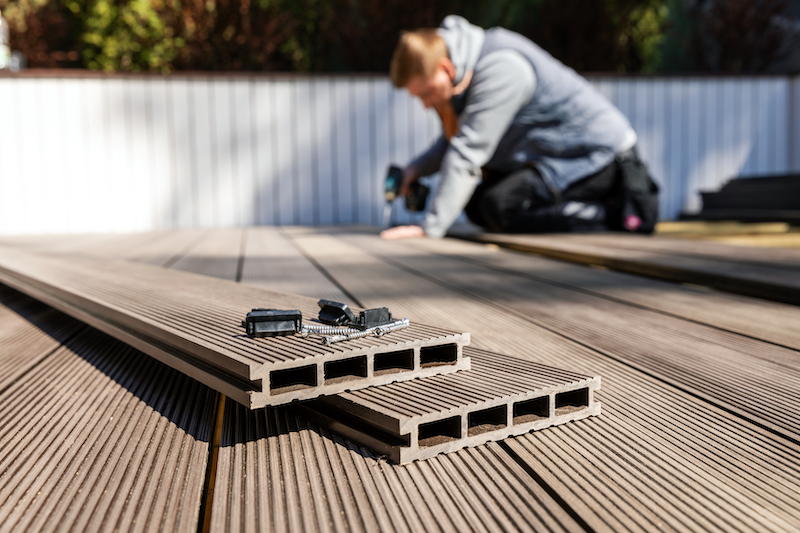 Building a deck outside