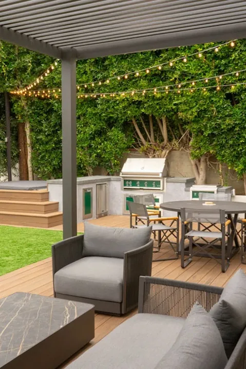 Backyard remodeling project by MG Construction & Decks