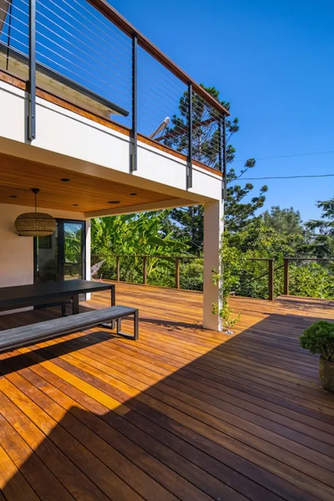 Custom deck building project by MG Construction & Decks