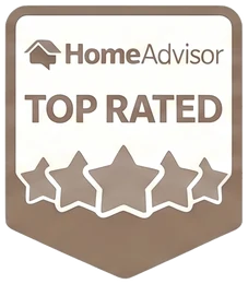 HomeAdvisor Top Rated badge