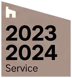 Best of Houzz Service 2023 and 2024 badge