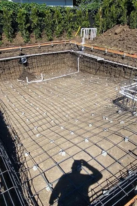 Pool construction by MG Construction & Decks